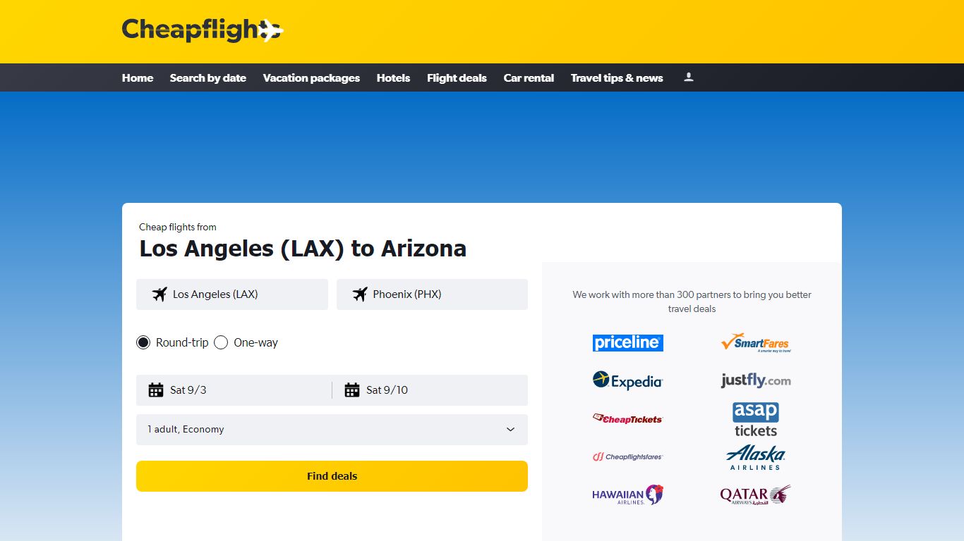 Flights from Los Angeles, CA to Arizona (AZ) from $32 - Cheapflights.com